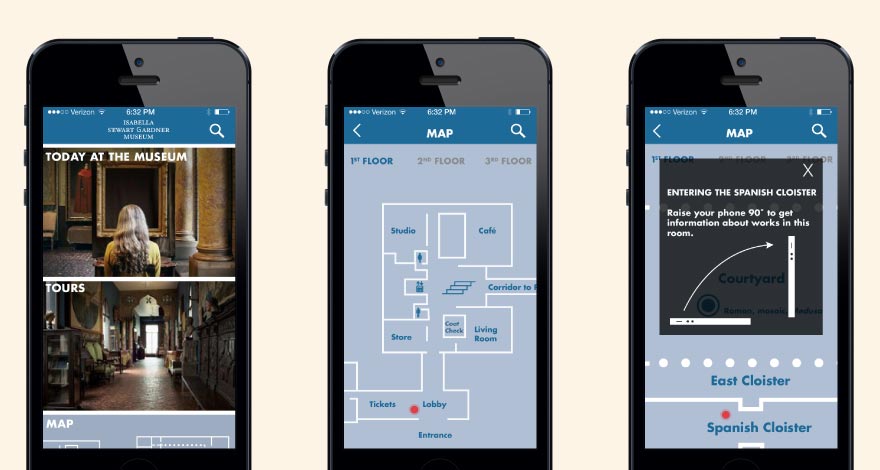 Gardner Museum Mobile App Flow Part One