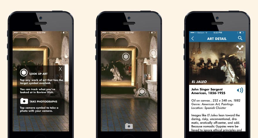 Gardner Museum Mobile App Flow Part Two