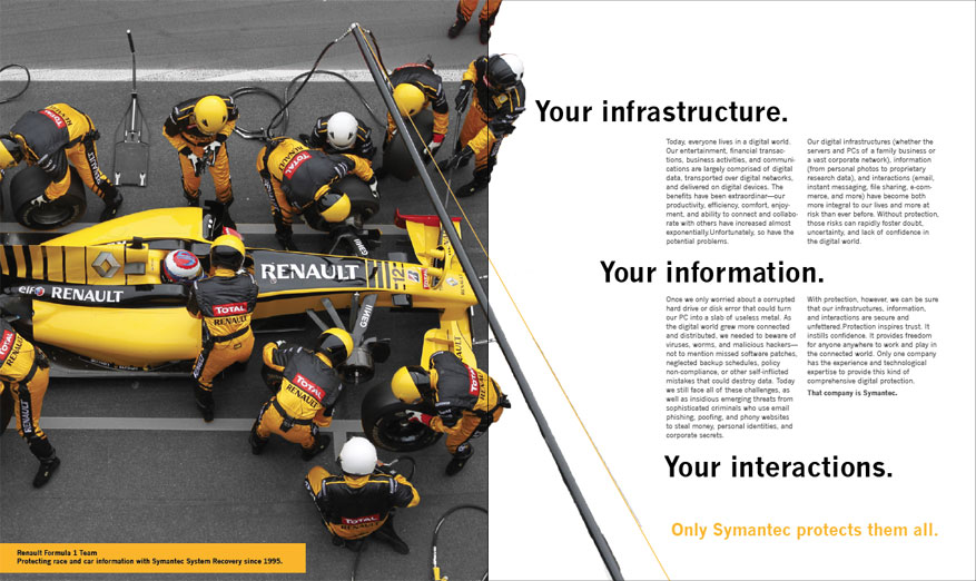 Symantec Annual Report Spread 5